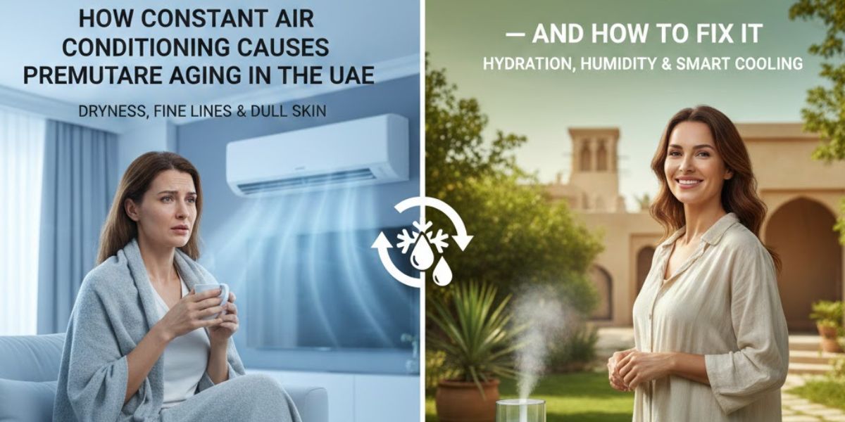 How Constant Air Conditioning Causes Premature Aging in the UAE — And How to Fix It