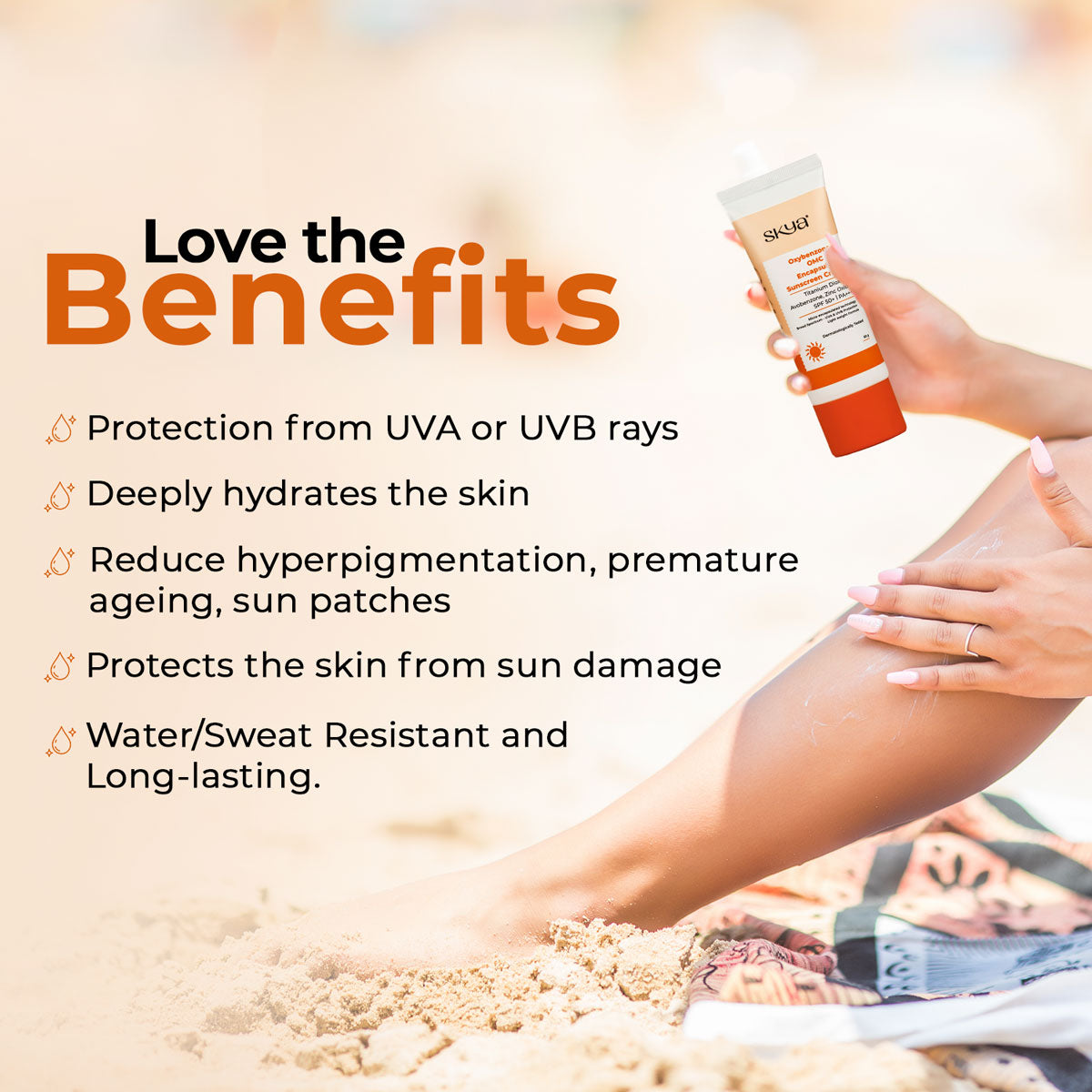 Skya Oxybenzone Sunscreen Cream